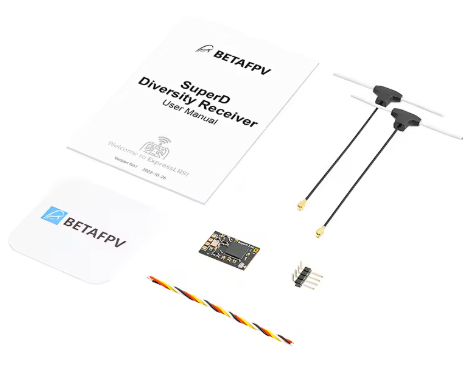 BETAFPV SuperD RX Diversity ELRS 2.4G ресивер BETAFPV Diversity ELRS 2.4G фото