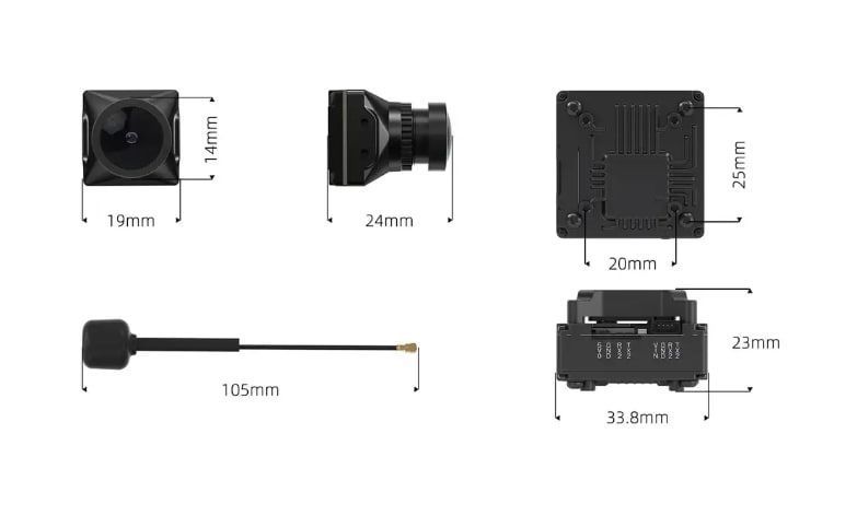 Walksnail Avatar Kit GT WN12-2W14B - Відеосистема для дронів FPV Walksnail Avatar Kit GT WN12-2W14B фото