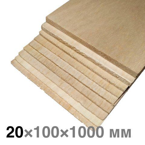 Бальза 20&times;100&times;1000 мм 20,0x100x1000 фото