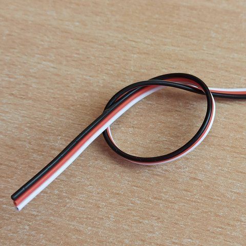 Flat 26AWG Servo Wire Futaba 10 фото