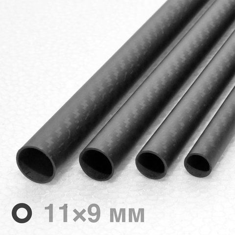 Трубка карбонова 3K Twill &empty;11&times;&empty;9&times;1000 мм vub11 фото