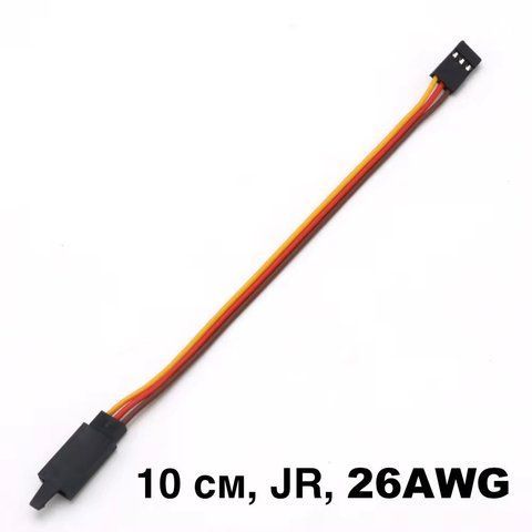 Подовжувач проводу, 10 см, JR, 26AWG (з замком) e-010-26-jr-1 фото