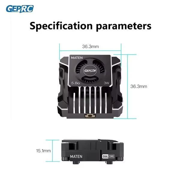 GEPRC MATEN 5.8G 3W VTX PRO 5.8G 3W VTX PRO фото