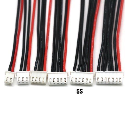 Роз'єм JST-XH Female 6 pins + wires 5s фото
