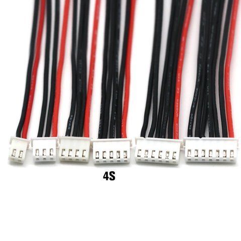 Роз'єм JST-XH Female 5 pins + wires 4s фото